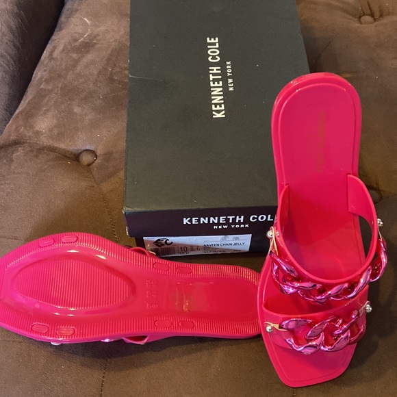 Kenneth Cole Naveen Chain Jelly Slides - Picture 4 of 5
